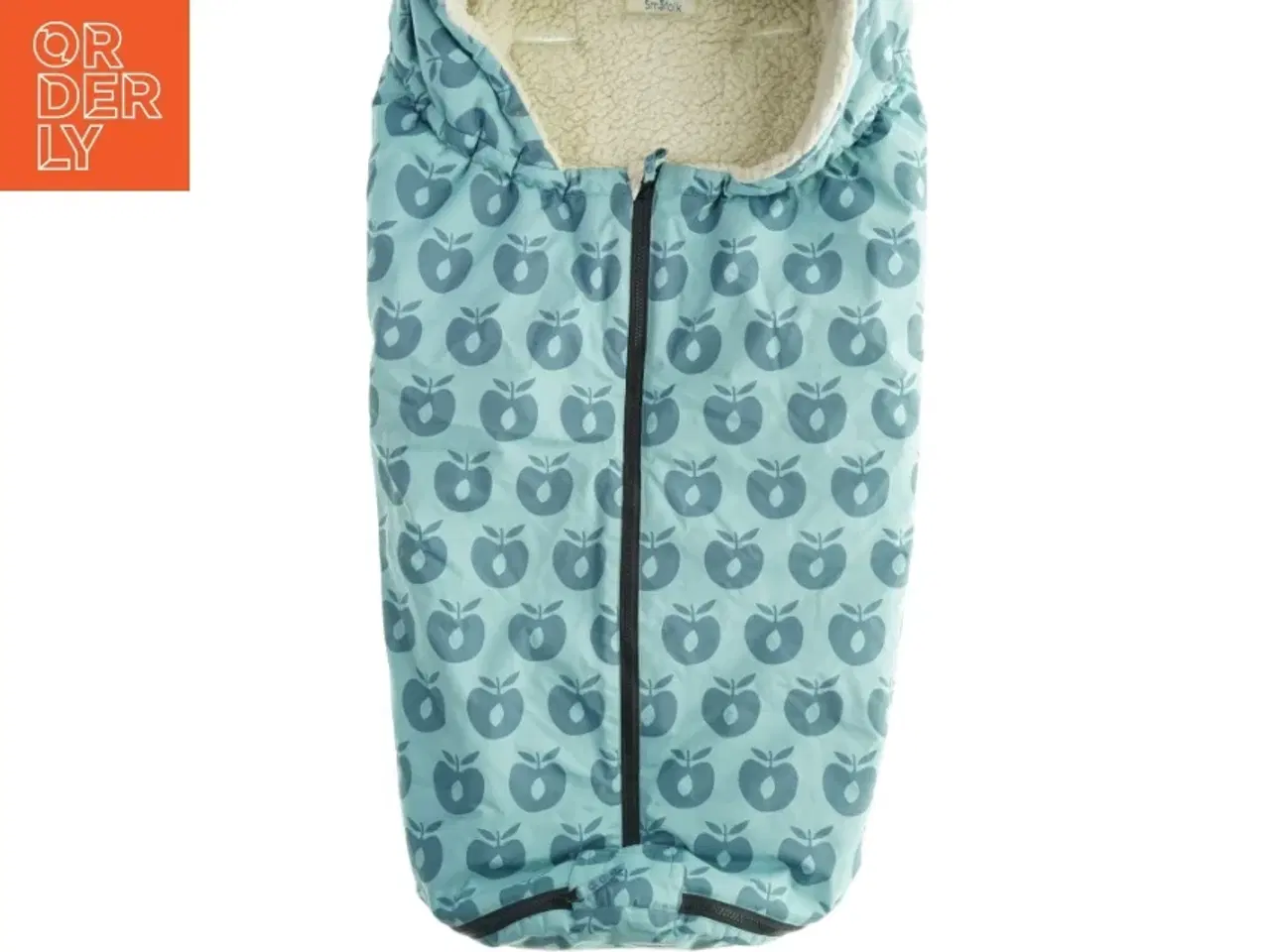 Billede 4 - Sove- og kørepose med æbleprint fra Småfolk (str. Totallængde. 100 cm)