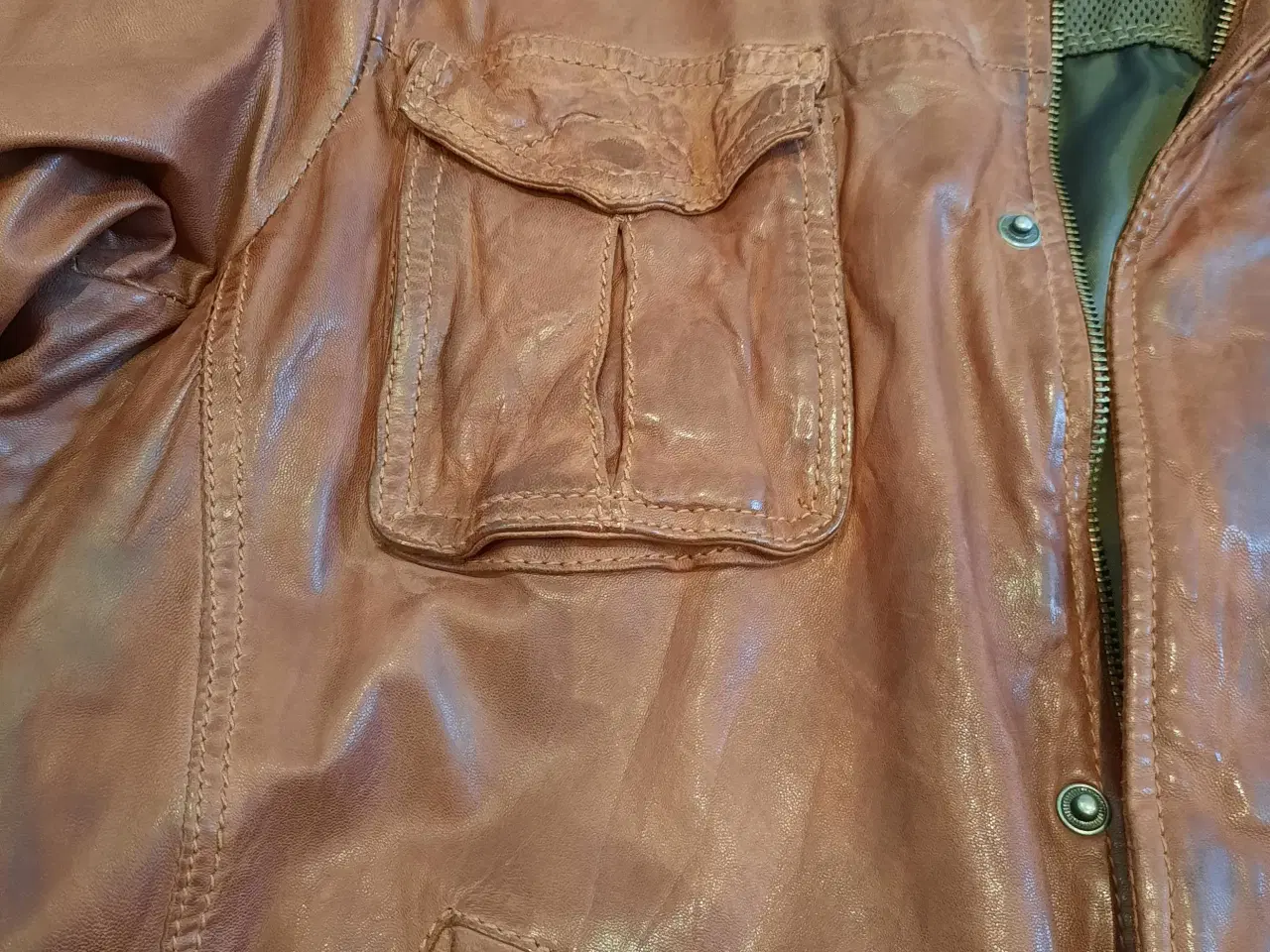Billede 3 - Milestone skind jakke