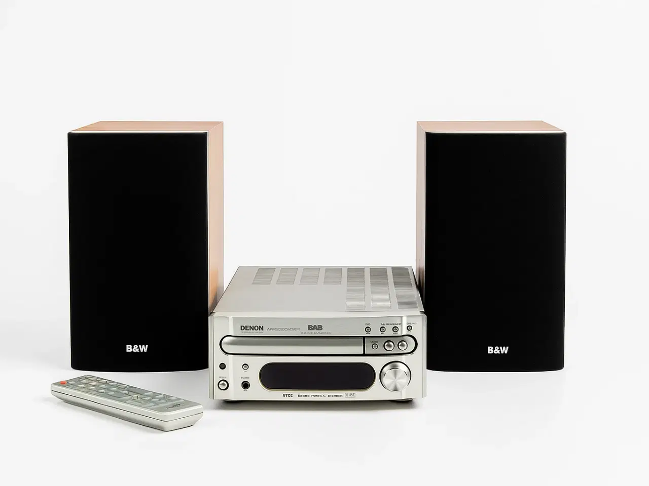 Billede 1 - Denon CD Receiver med to B&W højttalere