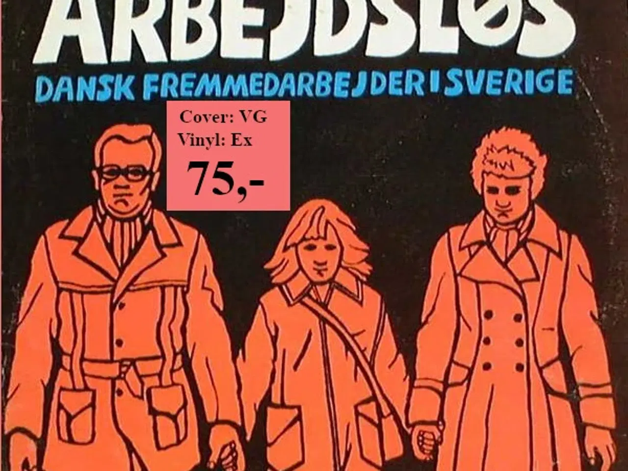 Billede 1 - Troels Trier: Arbejdsløs, vinyl LP