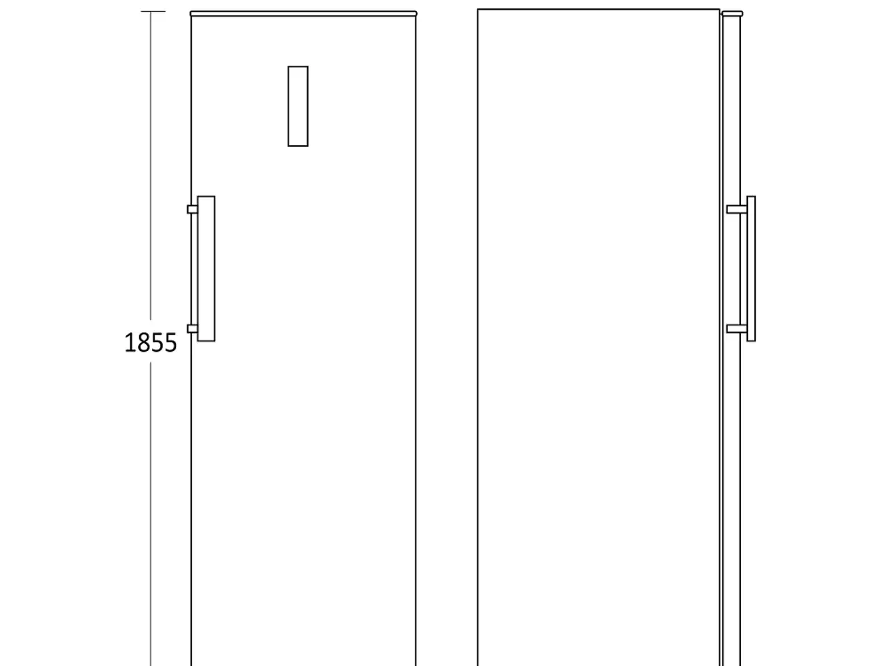 Billede 3 -  Fritstående Køleskab 370 L – SKS 452 W