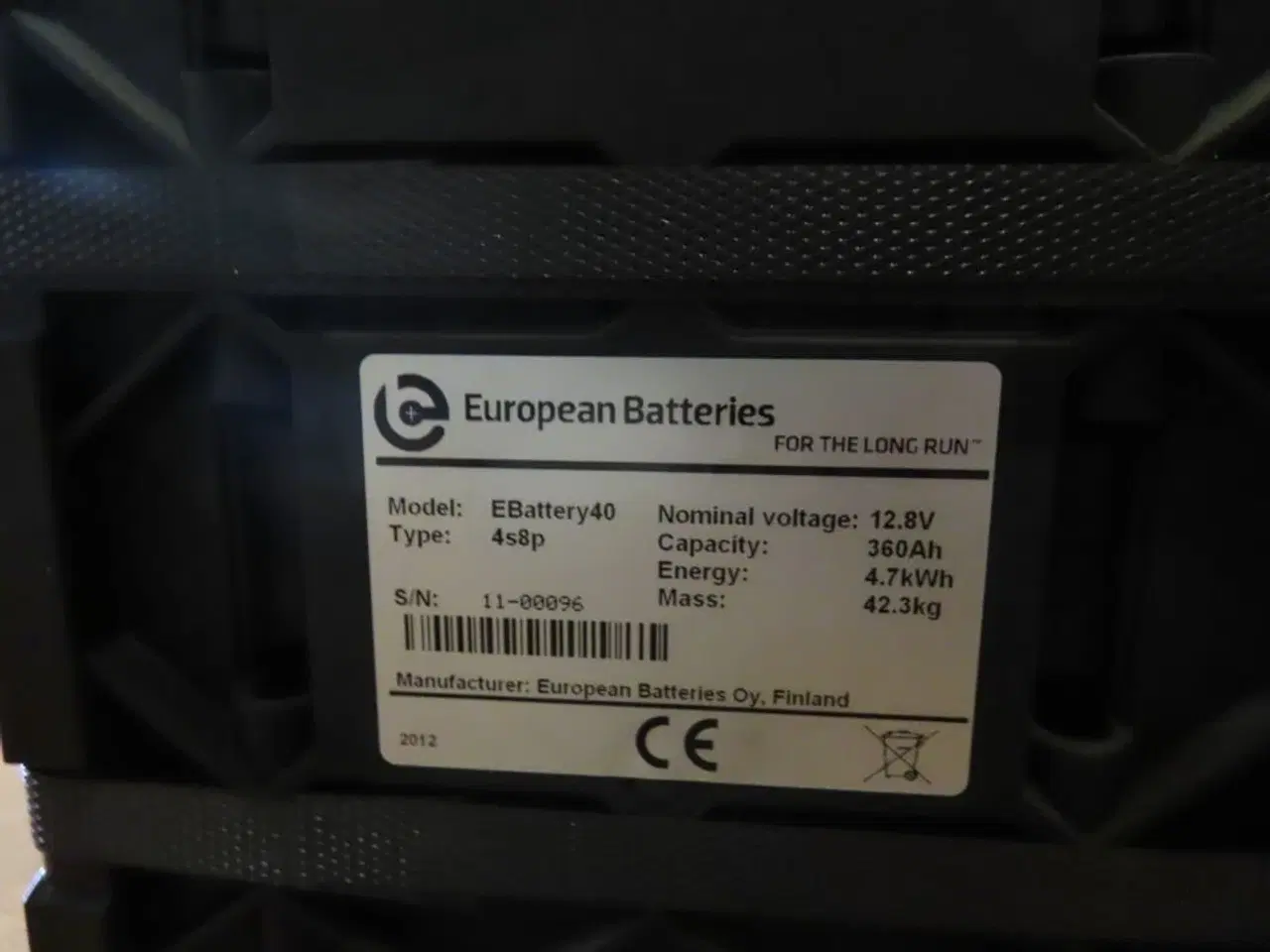 Billede 7 - Lithium ion batteri EUROPEAN BATTERIES