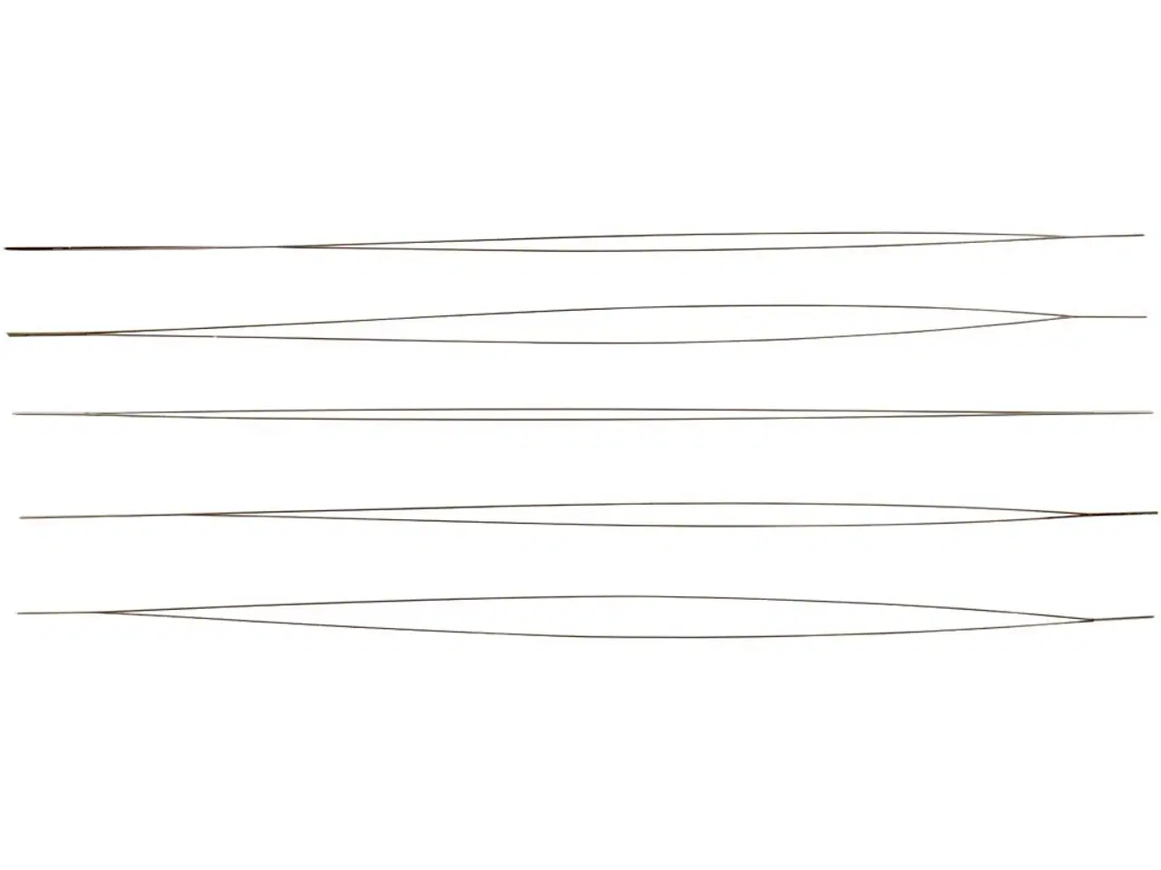 Billede 1 - Smykkenål, L: 12 cm, tykkelse 0,25 mm, 5stk./ 1 pk.