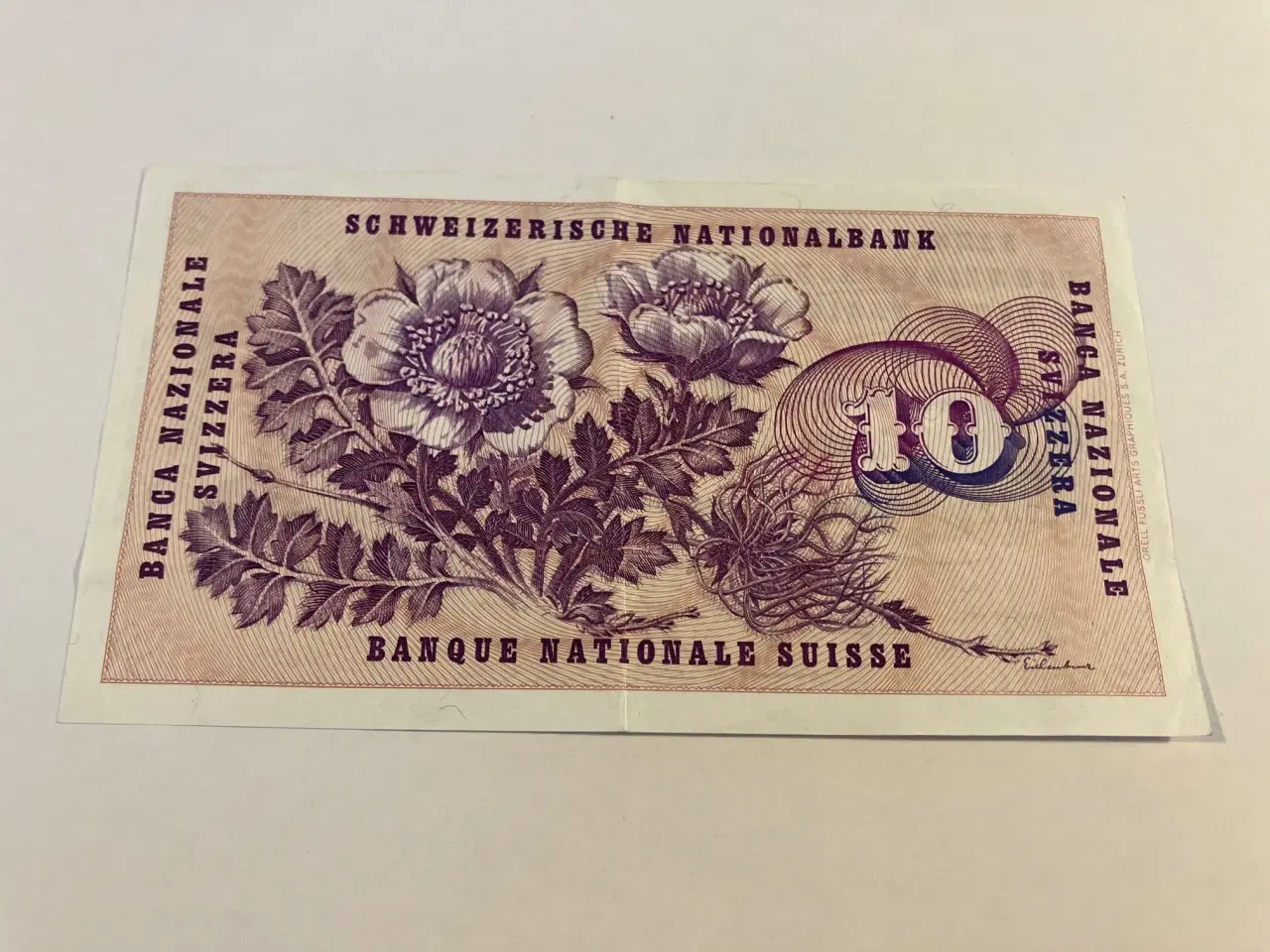 Billede 2 - 10 Francs Switzerland - Pæn