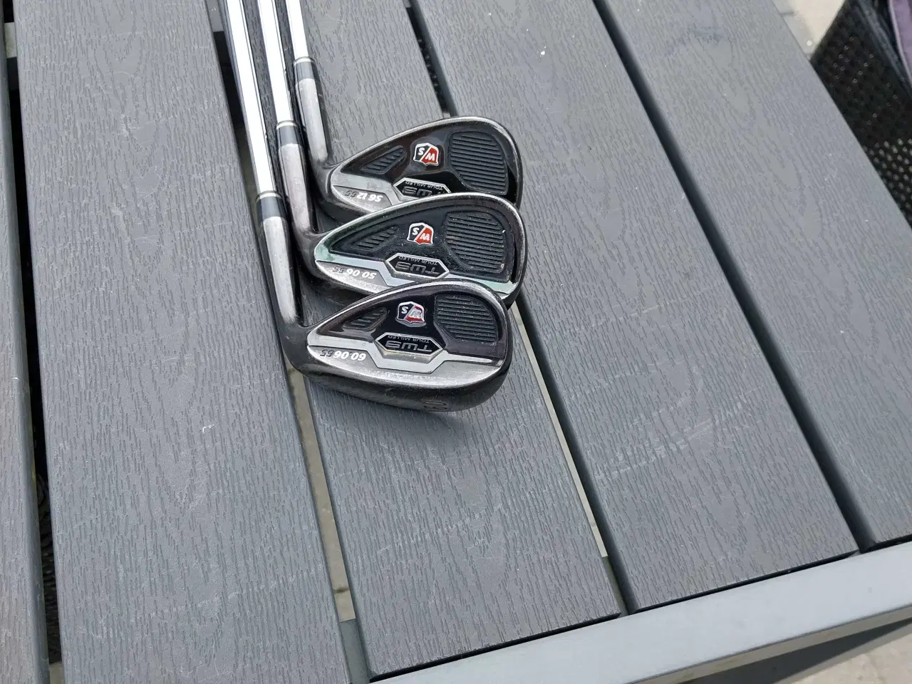 Billede 3 - W/S TW9 Tour Milled Black Wedges 60-56-50