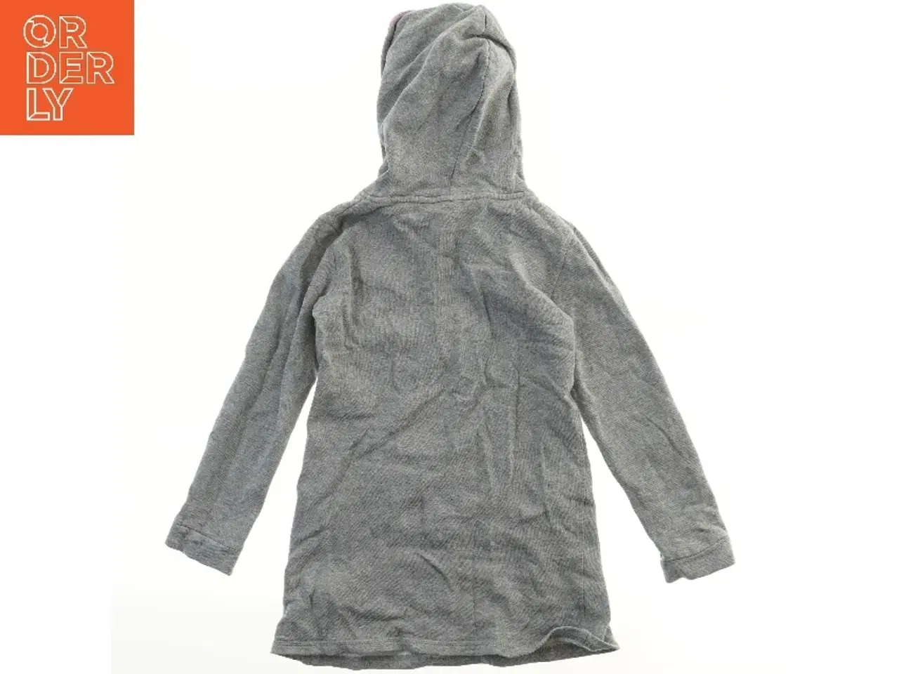 Billede 2 - Grå hættetrøje med tal 58 (str. 128)