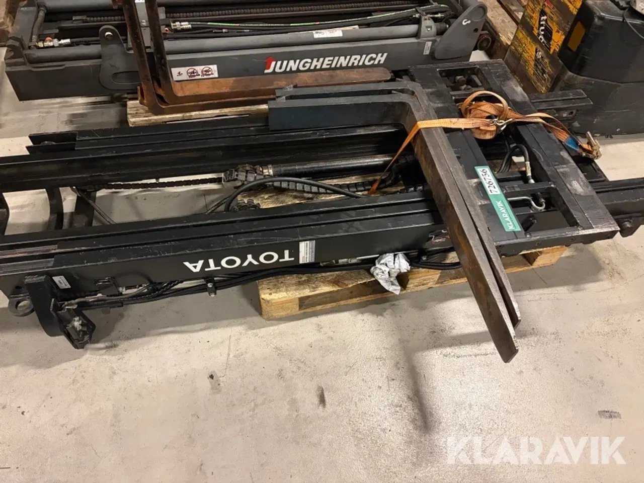 Billede 4 - Mast med Pallegafler Toyota - 5 meter