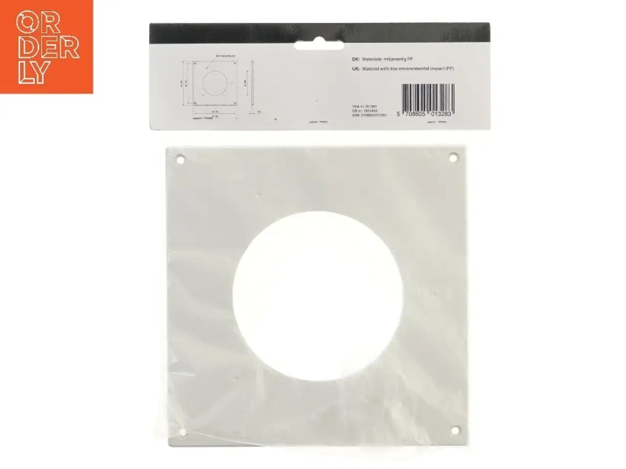 Billede 1 - Duka dækkplade til S7 fra Duka (str. 19,5x19,5 cm)