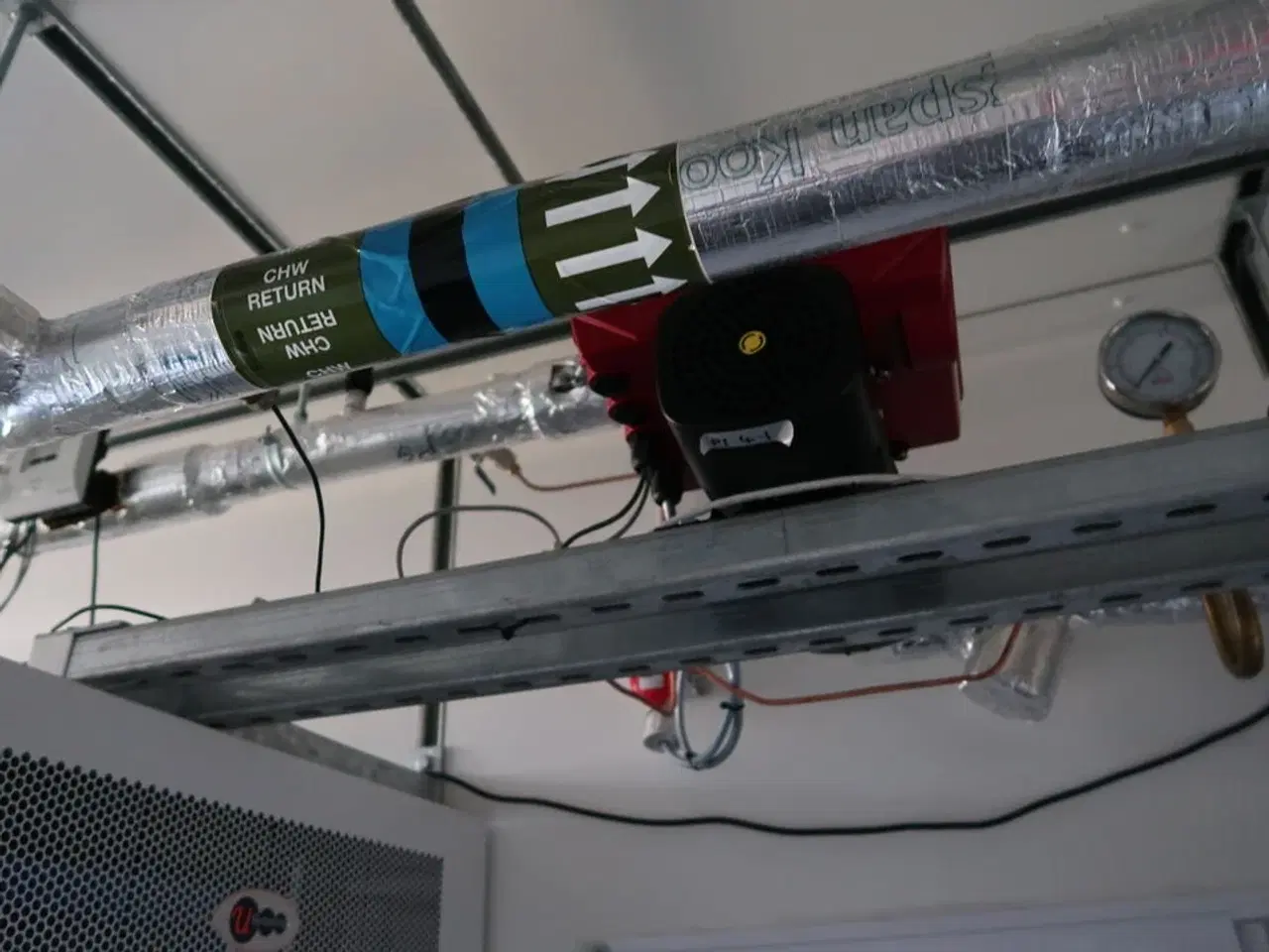 Billede 62 - 20 fods isolering container indrettet som testcenter af overskudsvarme (læs beskrivelse)