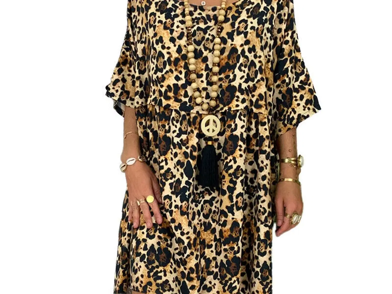 Billede 7 - Leopard kjoler3 farvevalg +flere leopard pri