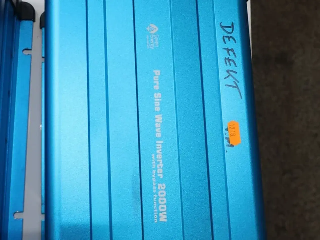 Billede 1 - Inverter GREEN ENERGY Pure Sine Wave 2000W