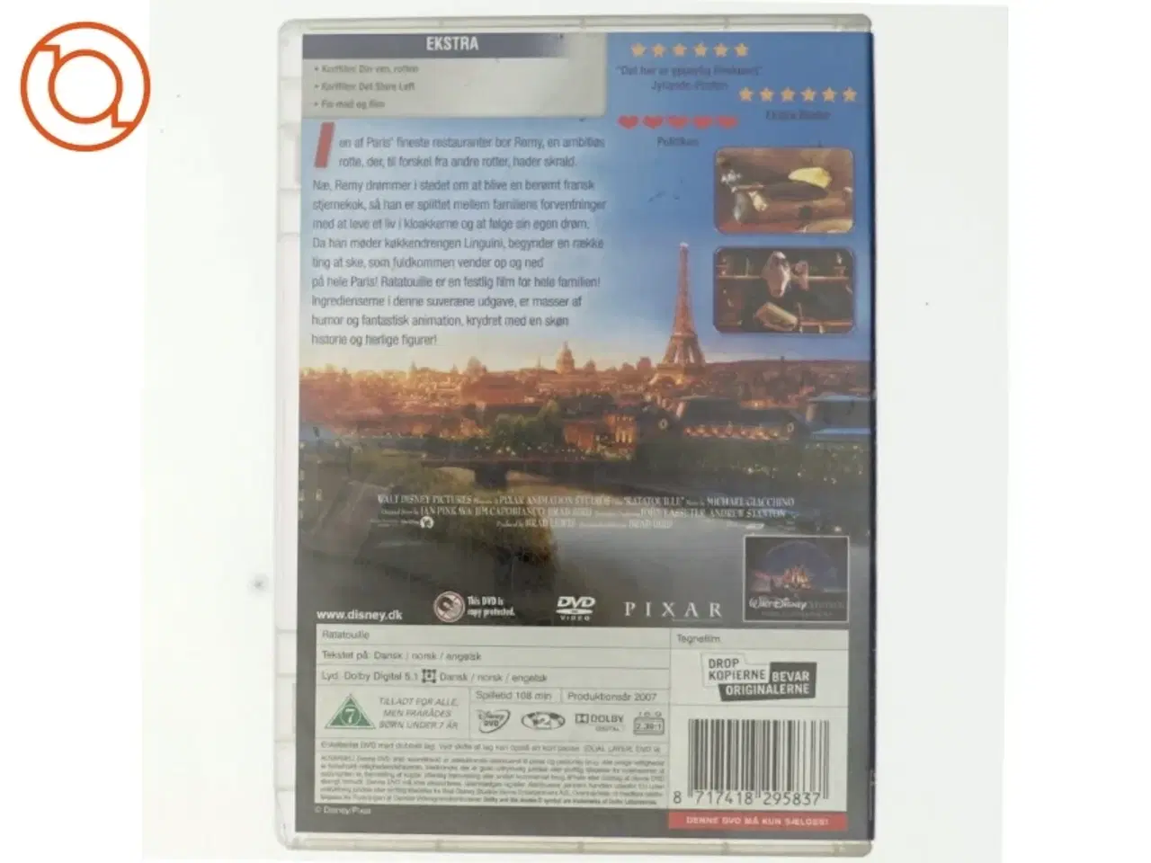 Billede 3 - Ratatouille (DVD)