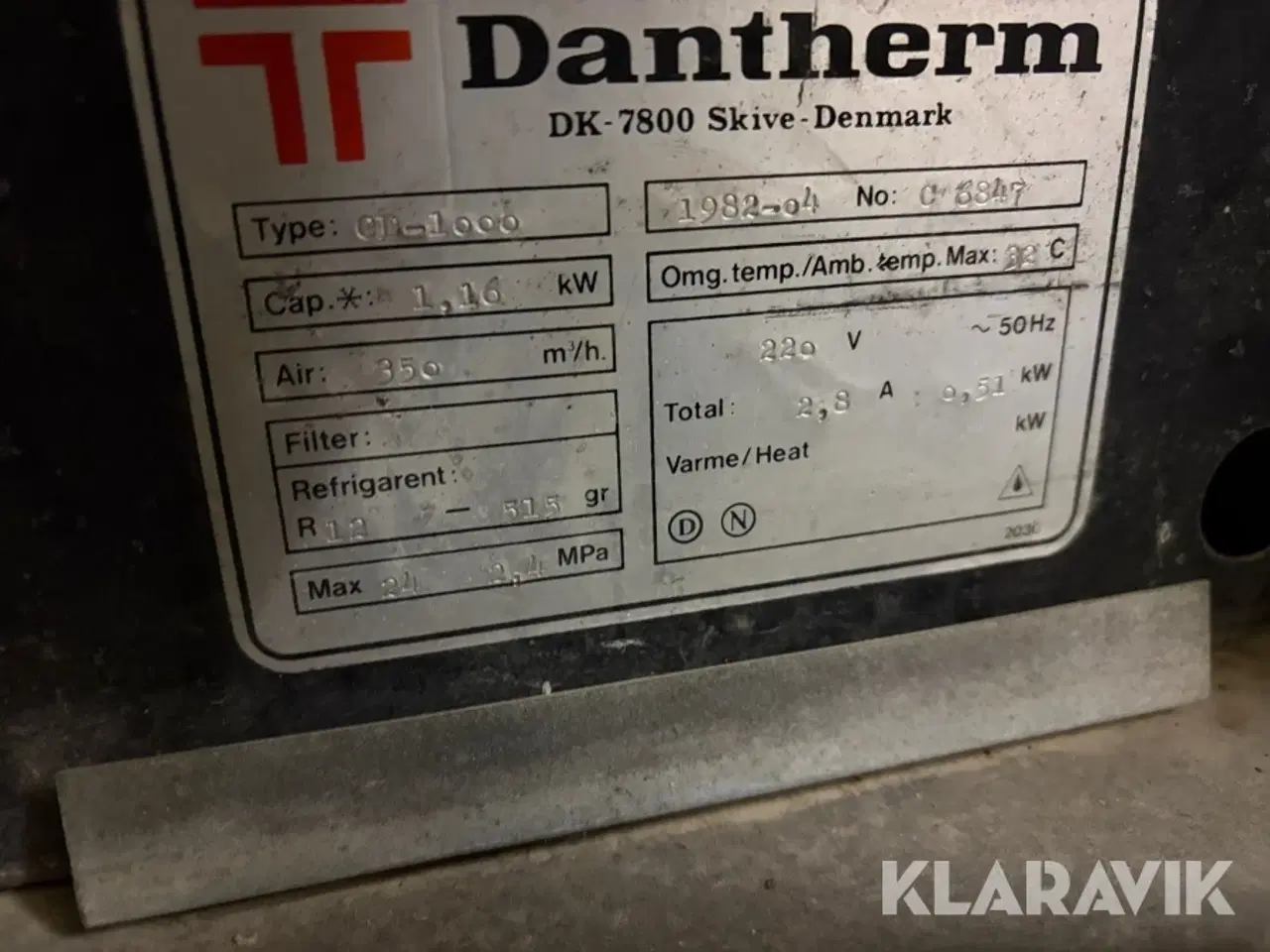 Billede 10 - Affugter Dantherm CD 1000