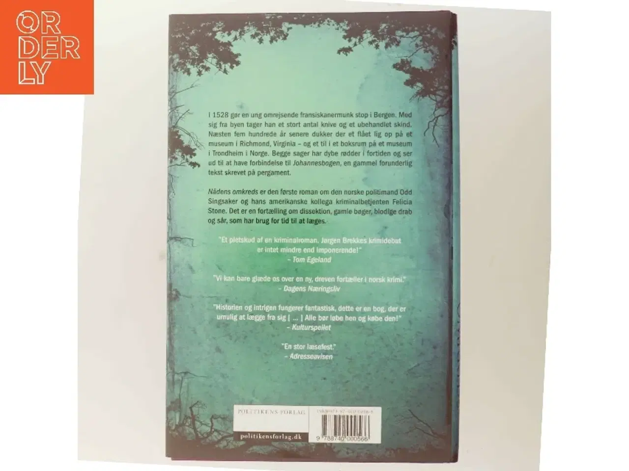 Billede 3 - Nådens omkreds : roman af Jørgen Brekke (Bog)