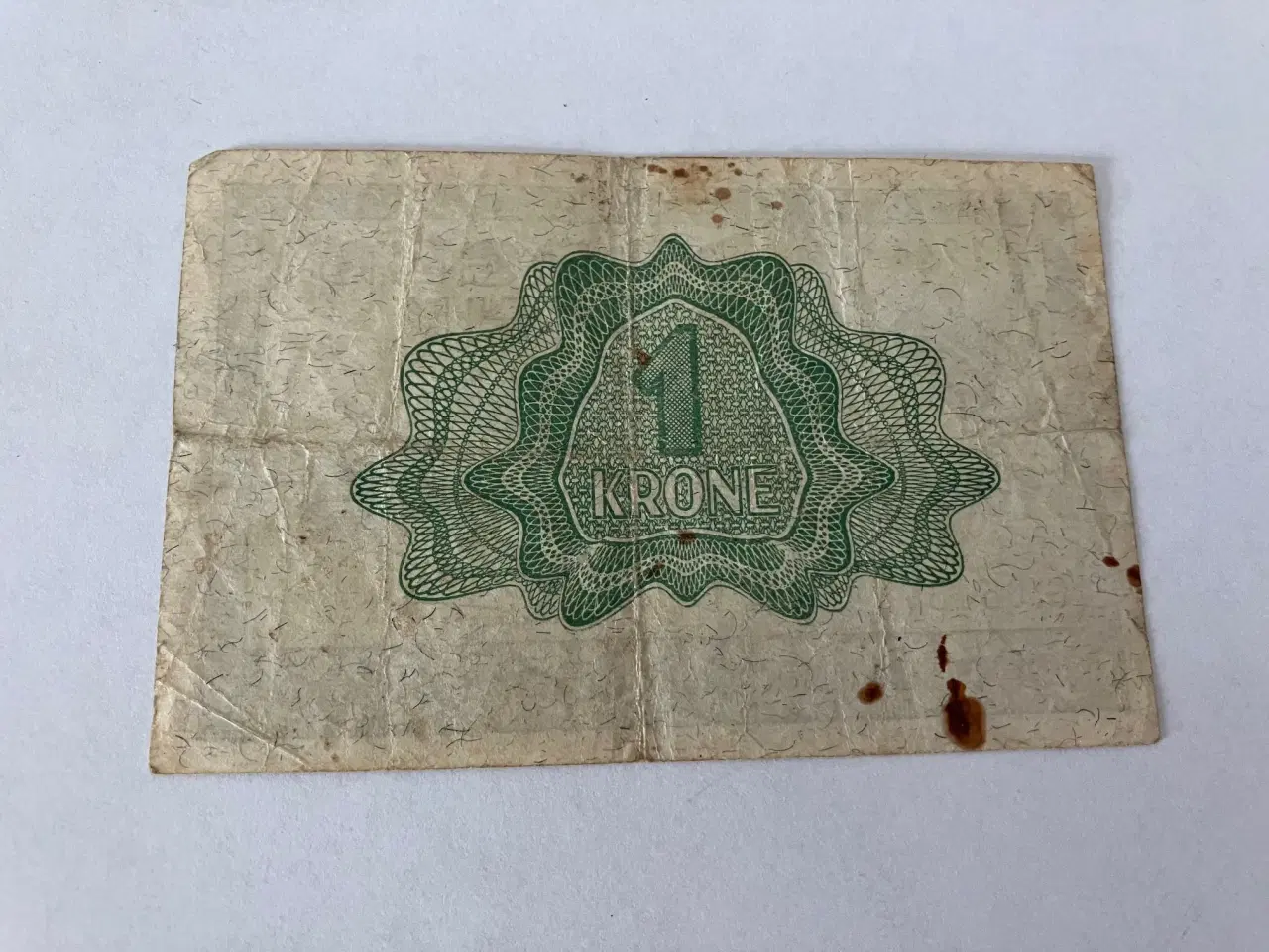 Billede 2 - 1 Krone 1944 Norge - Dårlig stand