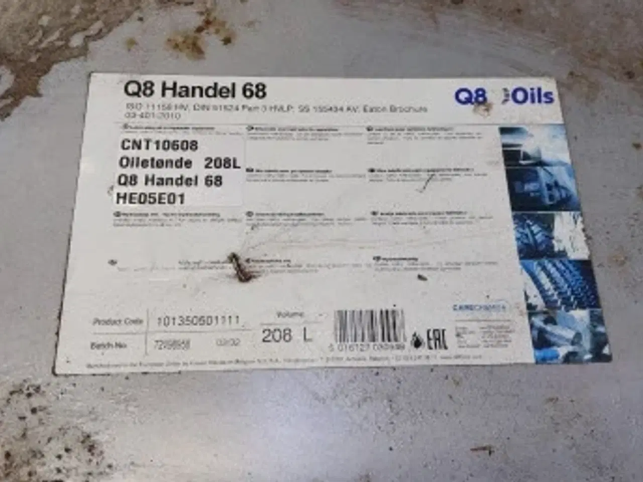 Billede 4 - Oiletønde 208L Q8 Handel 68 