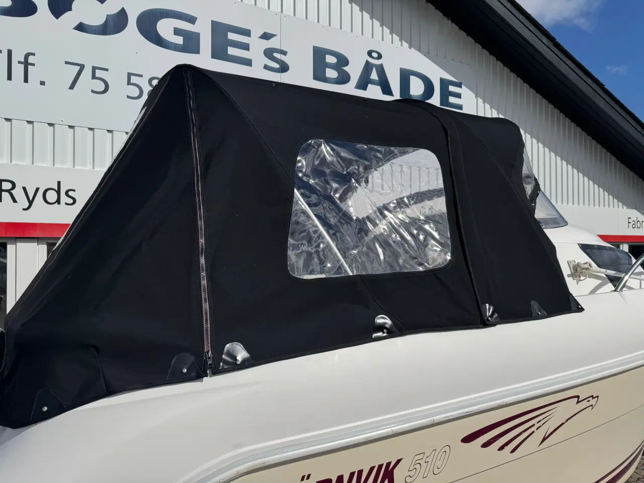 Billede 11 - 510 Cruiser med F75 Mariner 4 takt 1,6L og 1300 kg Brenderup bådtrailer