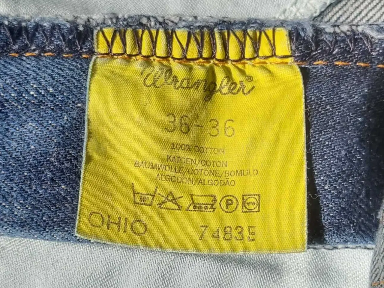 Billede 4 - Cowboybukser Wrangler str. 36/36