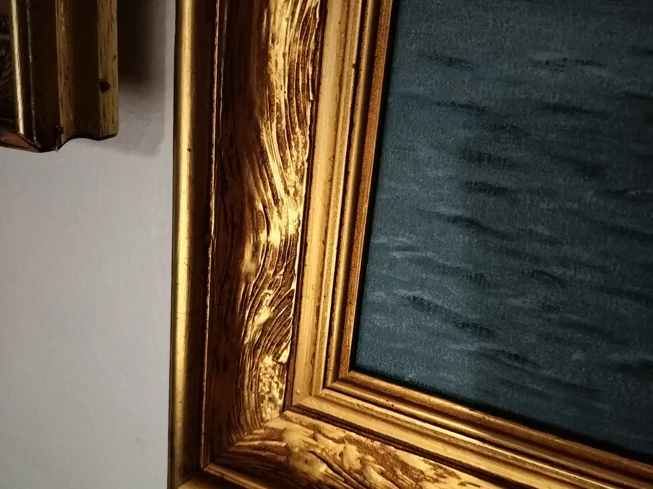 Billede 4 - Skibs maleri på lærred malet af : S Porup