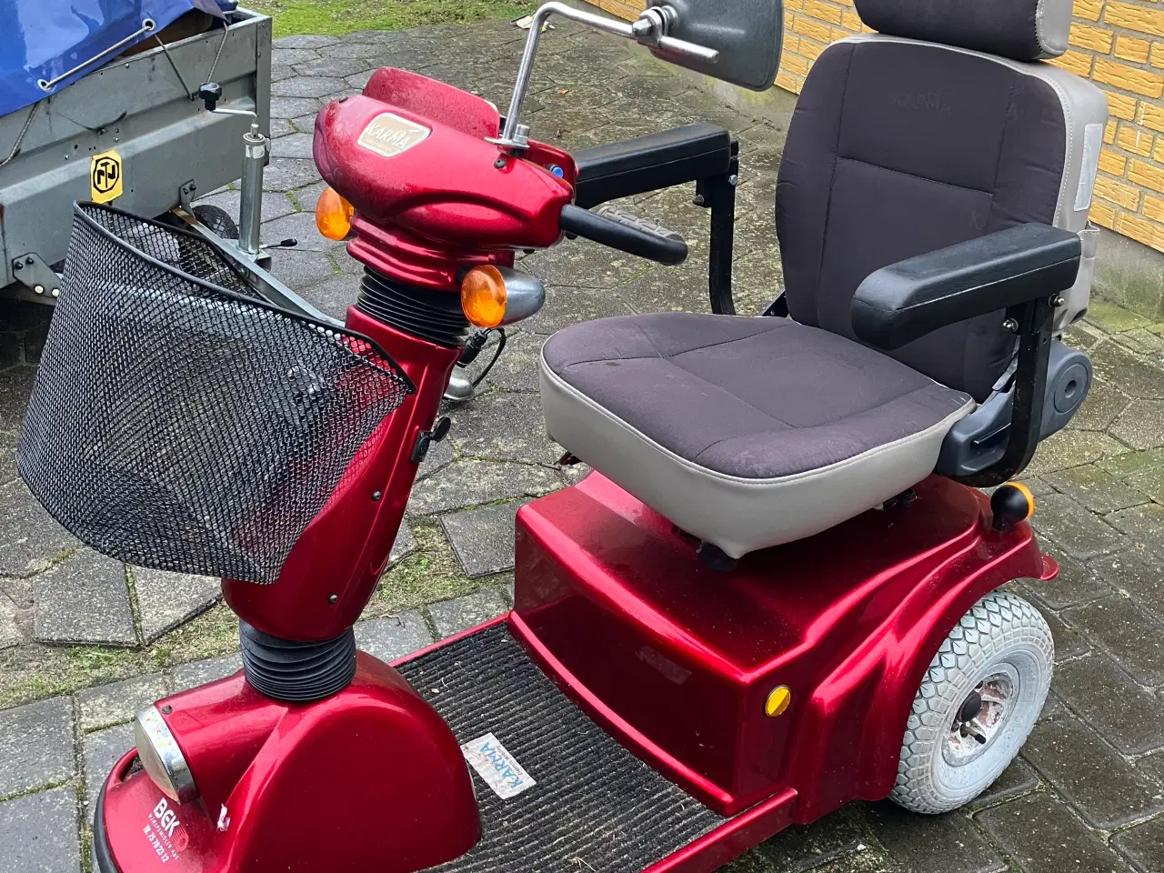 Billede 1 - El-scooter karma med anhænger sælges