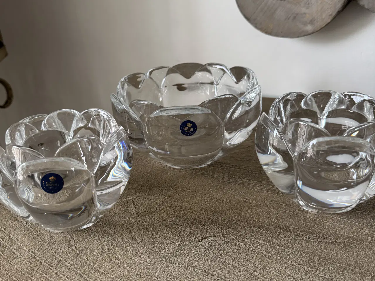 Billede 2 - Royal Copenhagen Lotus krystalskåle 