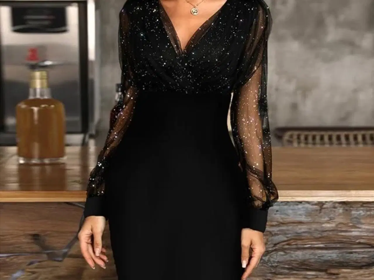 Billede 7 - Sequin Glitter.sparkeling Bodycoon Party dress.