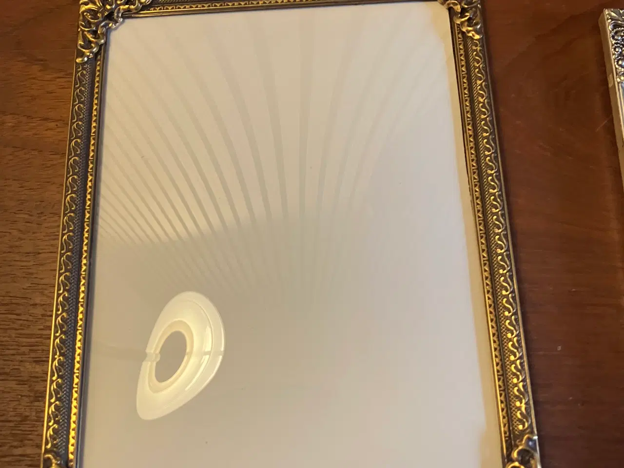 Billede 3 - Gamle metal rammer med buet glas.