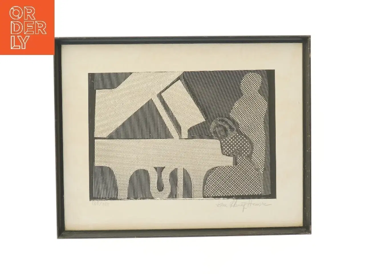 Billede 1 - Grafisk tryk af Dan Sterup Hansen (str. 39,5x31 cm)