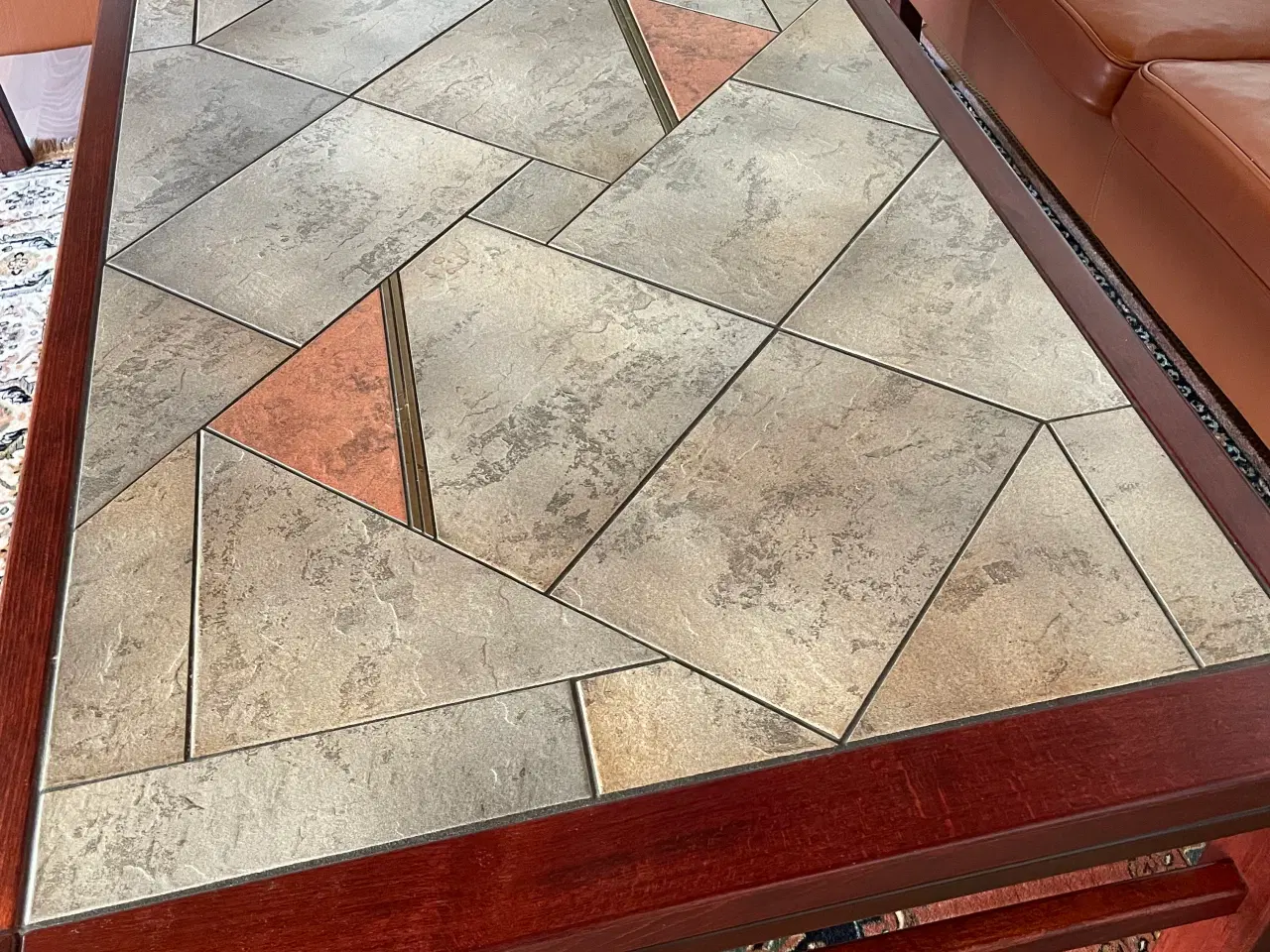 Billede 5 - Sofabord palisander ramme med syendliser