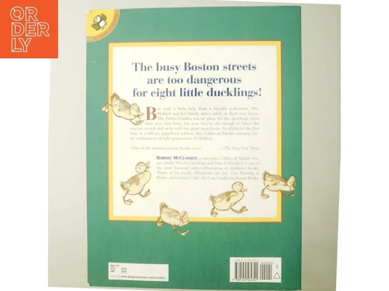 Billede 3 - Make Way for Ducklings af Robert McCloskey (Bog)
