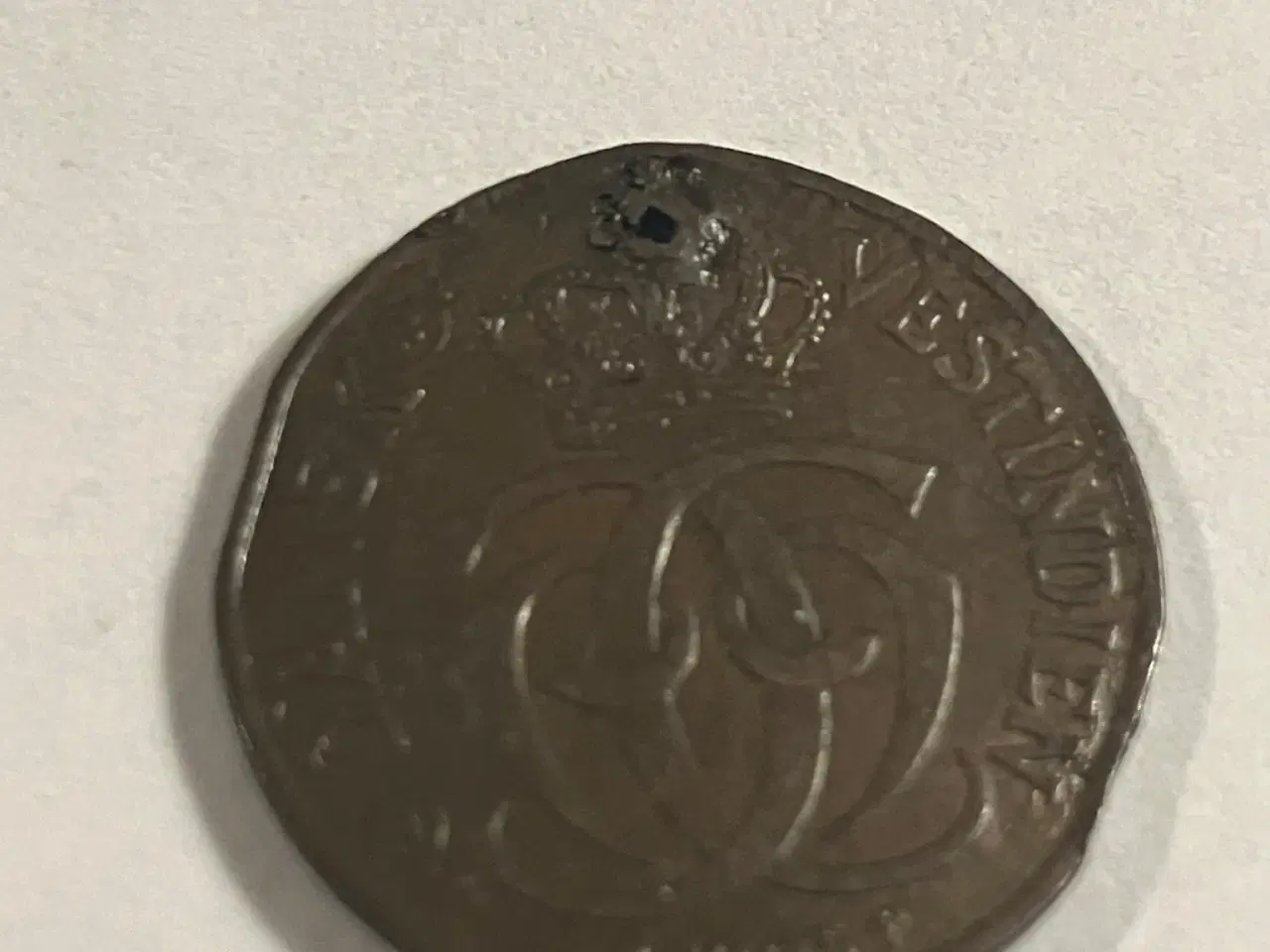 Billede 2 - 1/2 cent 2 1/2 bit Dansk Vestindien 1905