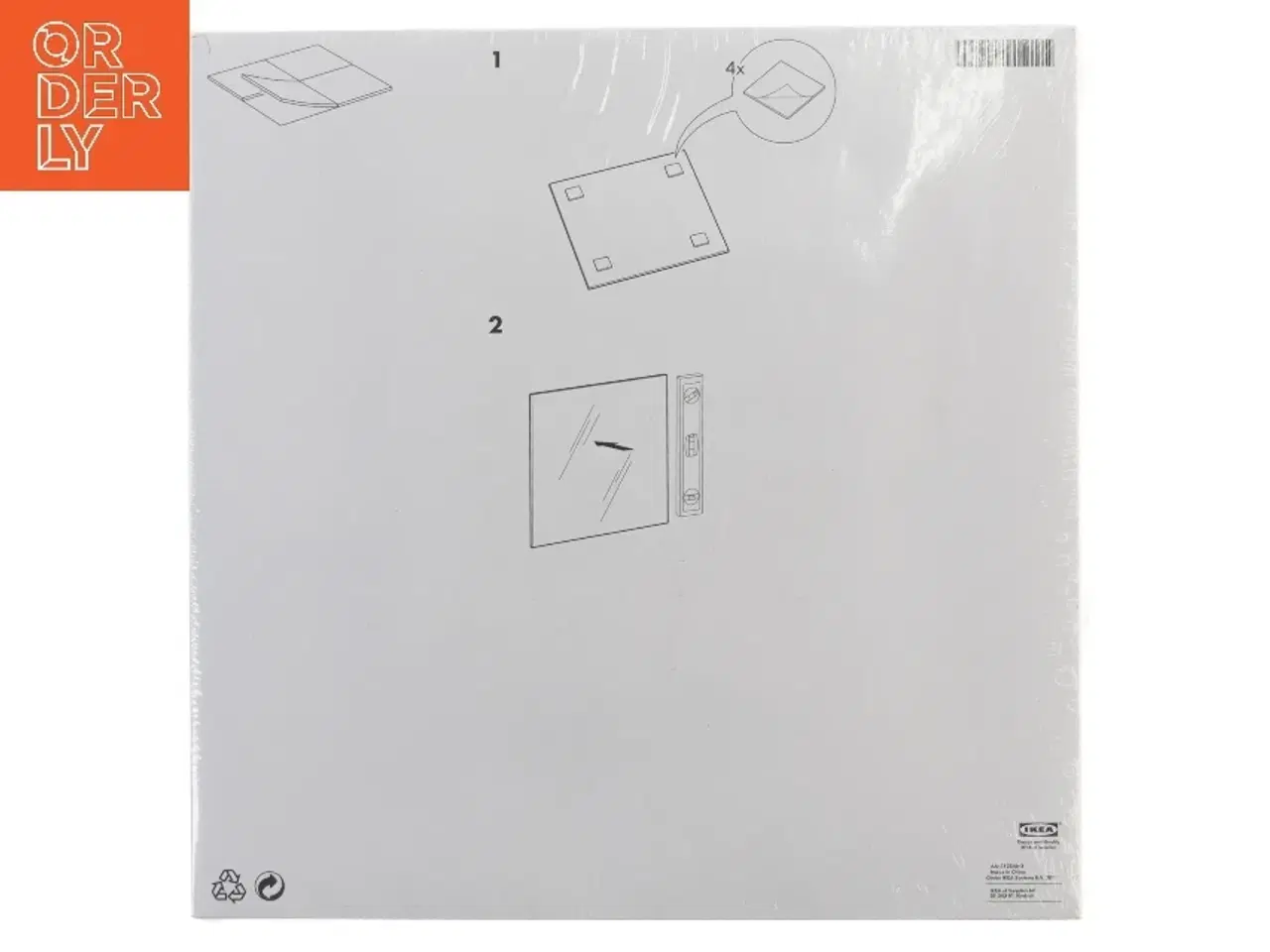 Billede 2 - Fire firkantede spejle fra IKEA (str. 4 stk 30x30 cm)