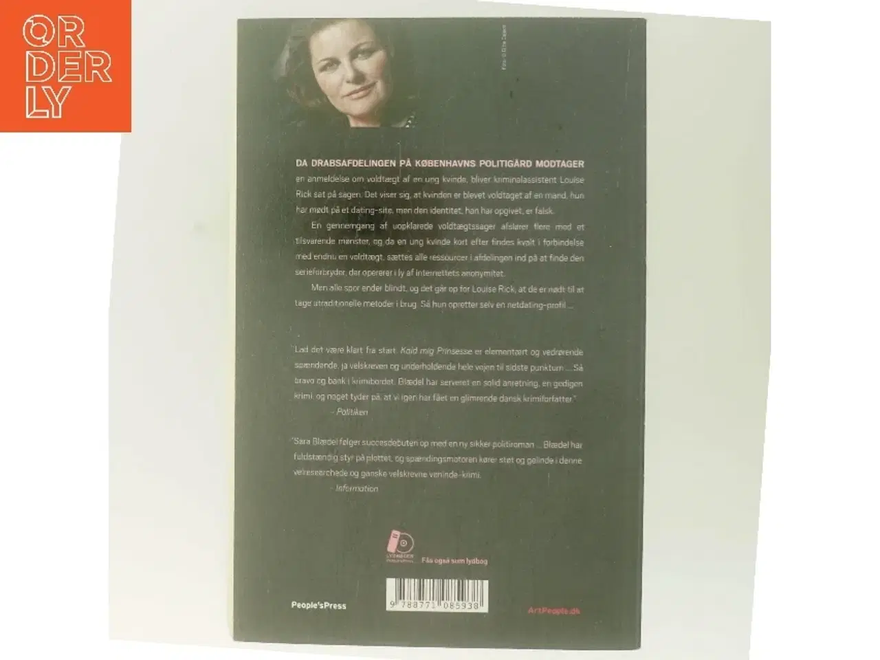 Billede 3 - Kald mig prinsesse : krimi af Sara Blædel (Bog)