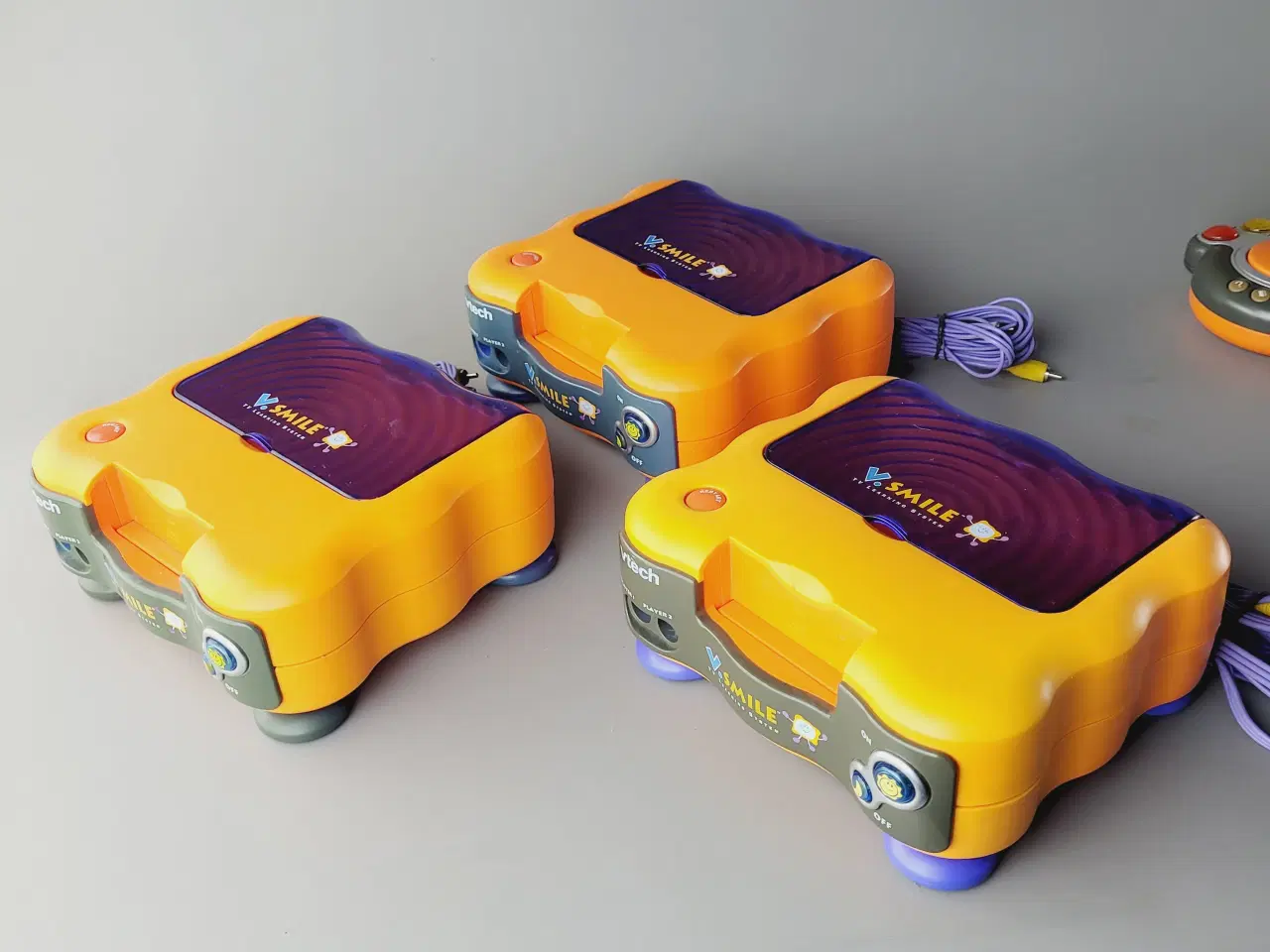 Billede 5 - ⭐️: 3 stk. Vtech V.Smile konsoller + tilbehør