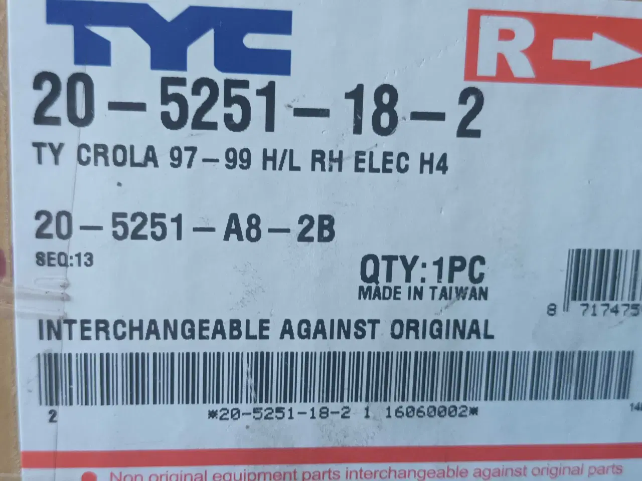 Billede 1 - Toyota forlygter 