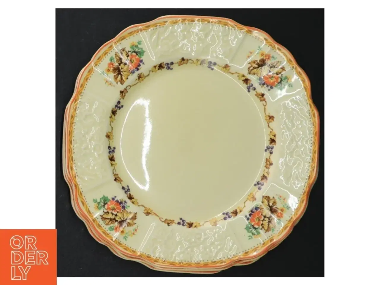 Billede 4 - Vintage porcelænstallerkener (str. Ø. 17 cm)