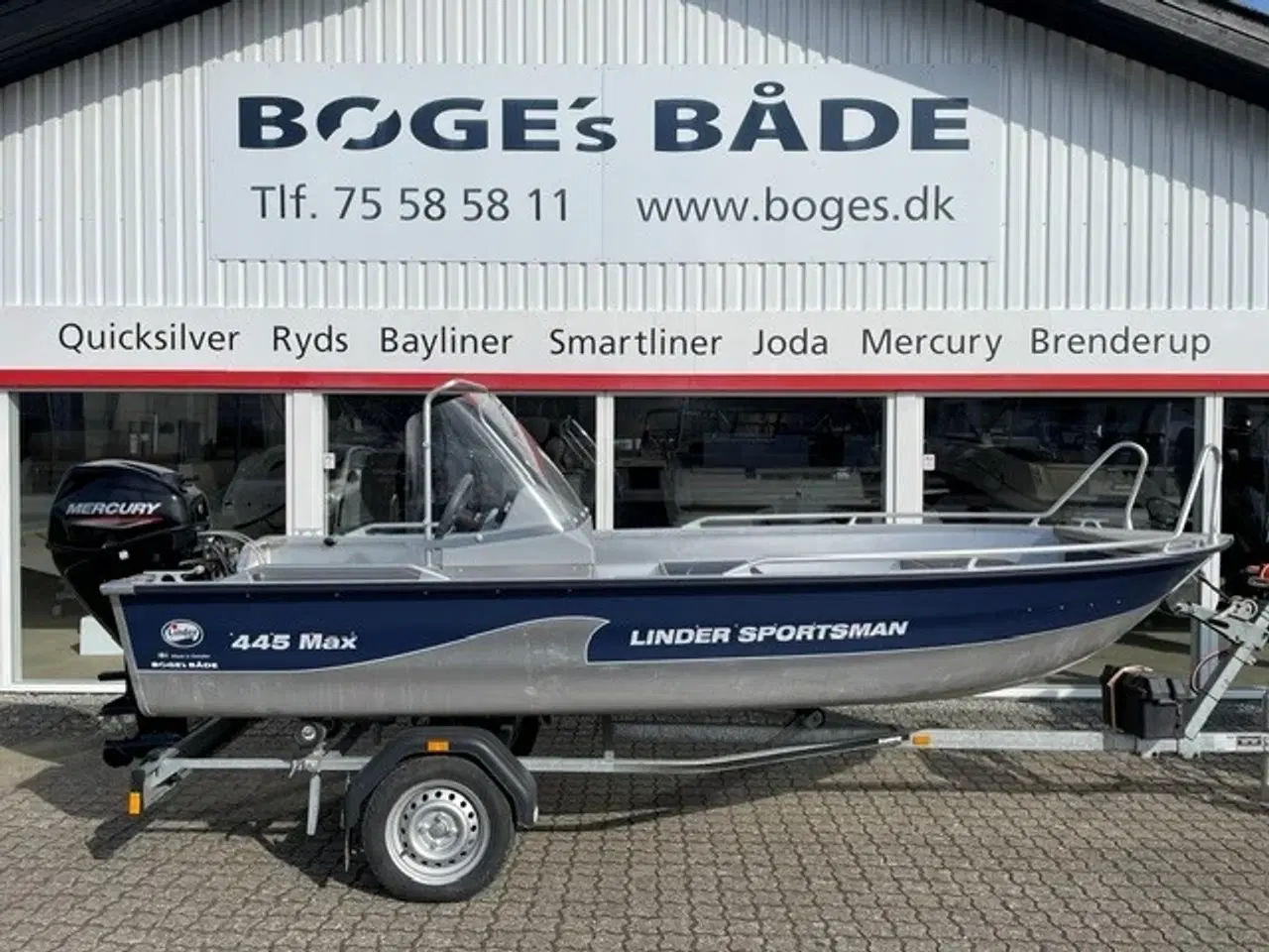 Billede 1 - 445 Sportsman Max med Mercury F25 ELPT EFI - SOLGT