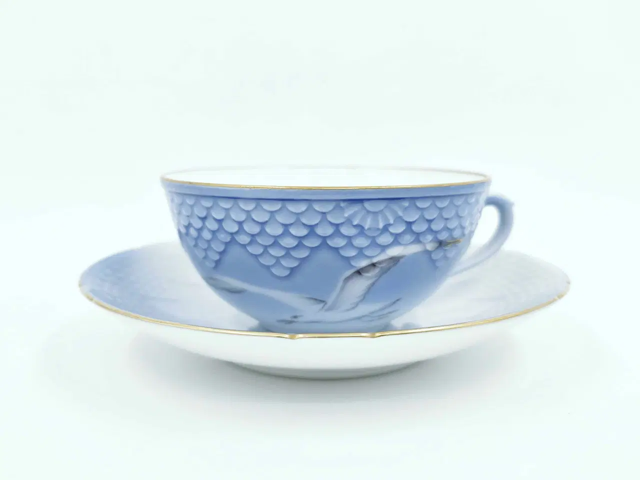 Billede 6 - Mågestel tekopper med guldkant 1 sortering Porcelæ