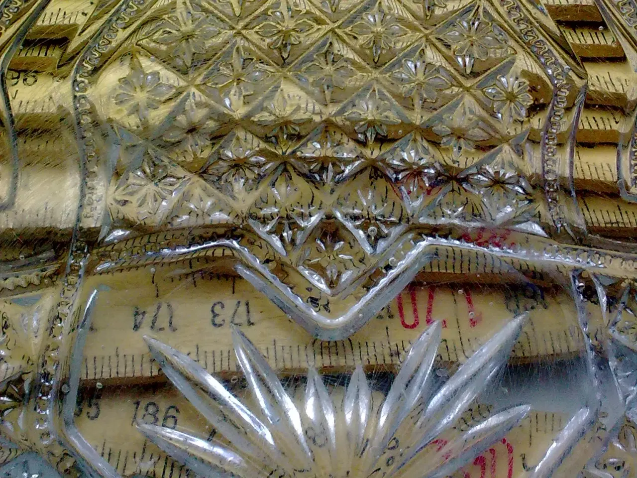 Billede 5 - 1924 glasskål antik Dansk glasværk