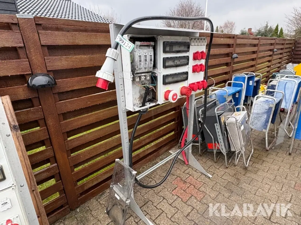 Billede 3 - Byggestrømtavle