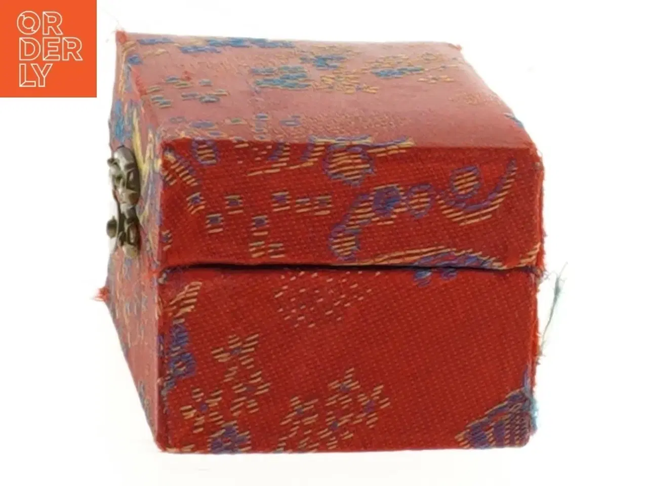 Billede 3 - Cloisonné kugler med broderet æske (str. 10,5 cm)