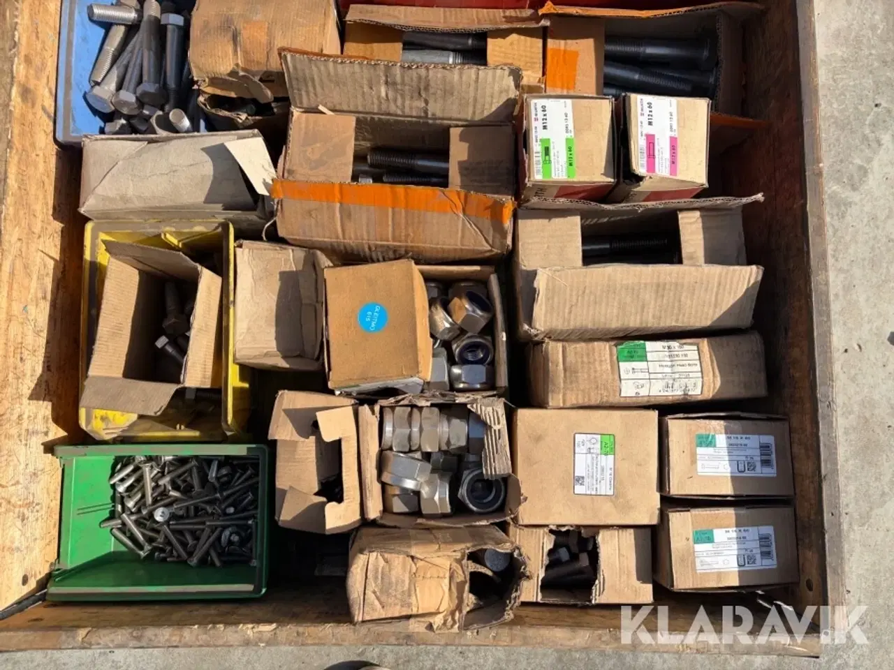 Billede 3 - Rustfri bolte og møtrikker blandet 140 kg