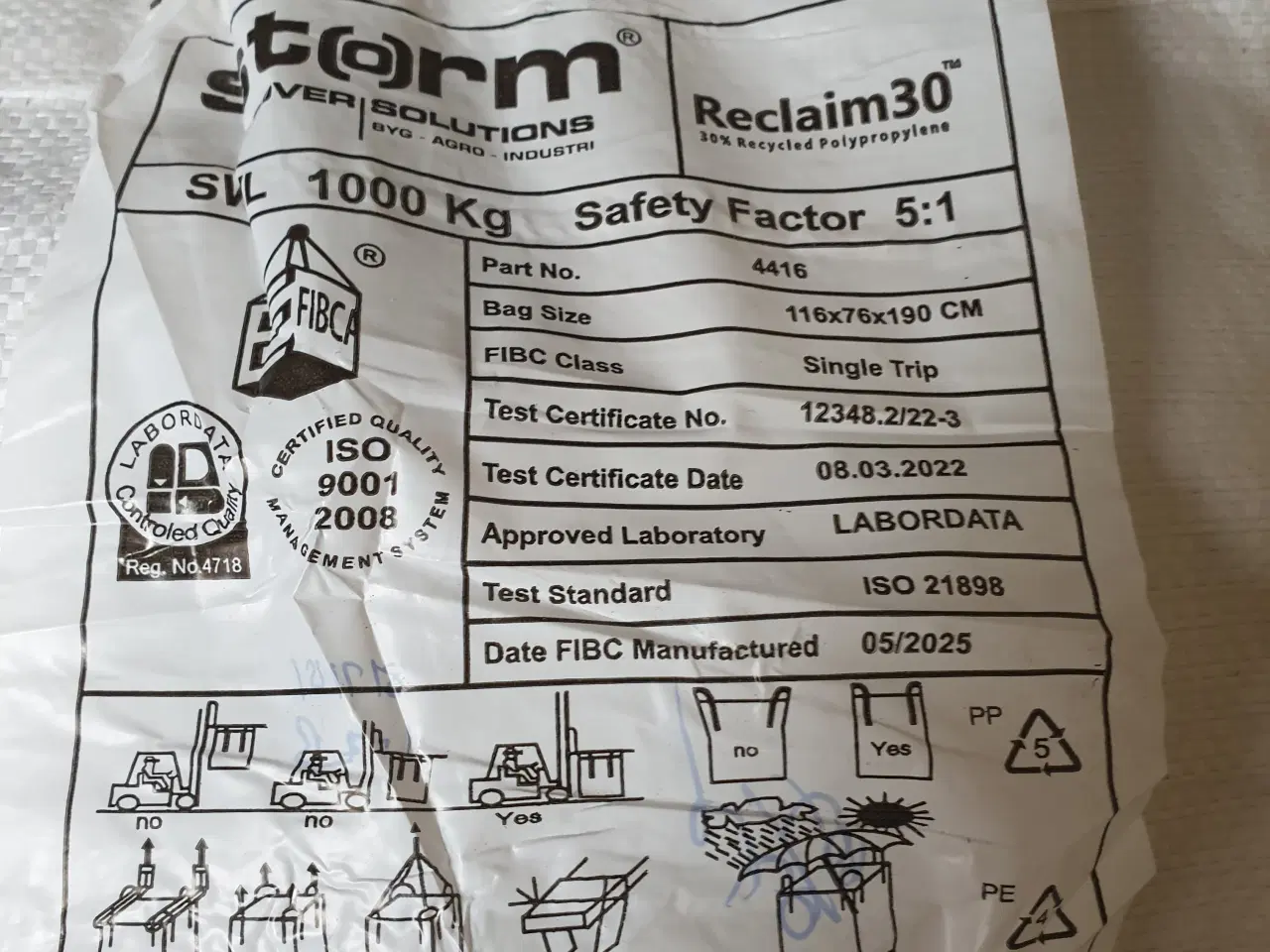 Billede 1 - Tomme Big bags 1000 kilo