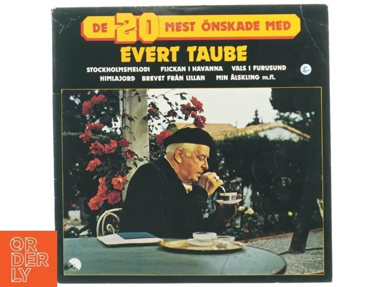 Billede 1 - Evert Taube LP fra Warner Bros. Records (str. 31 x 31 cm)