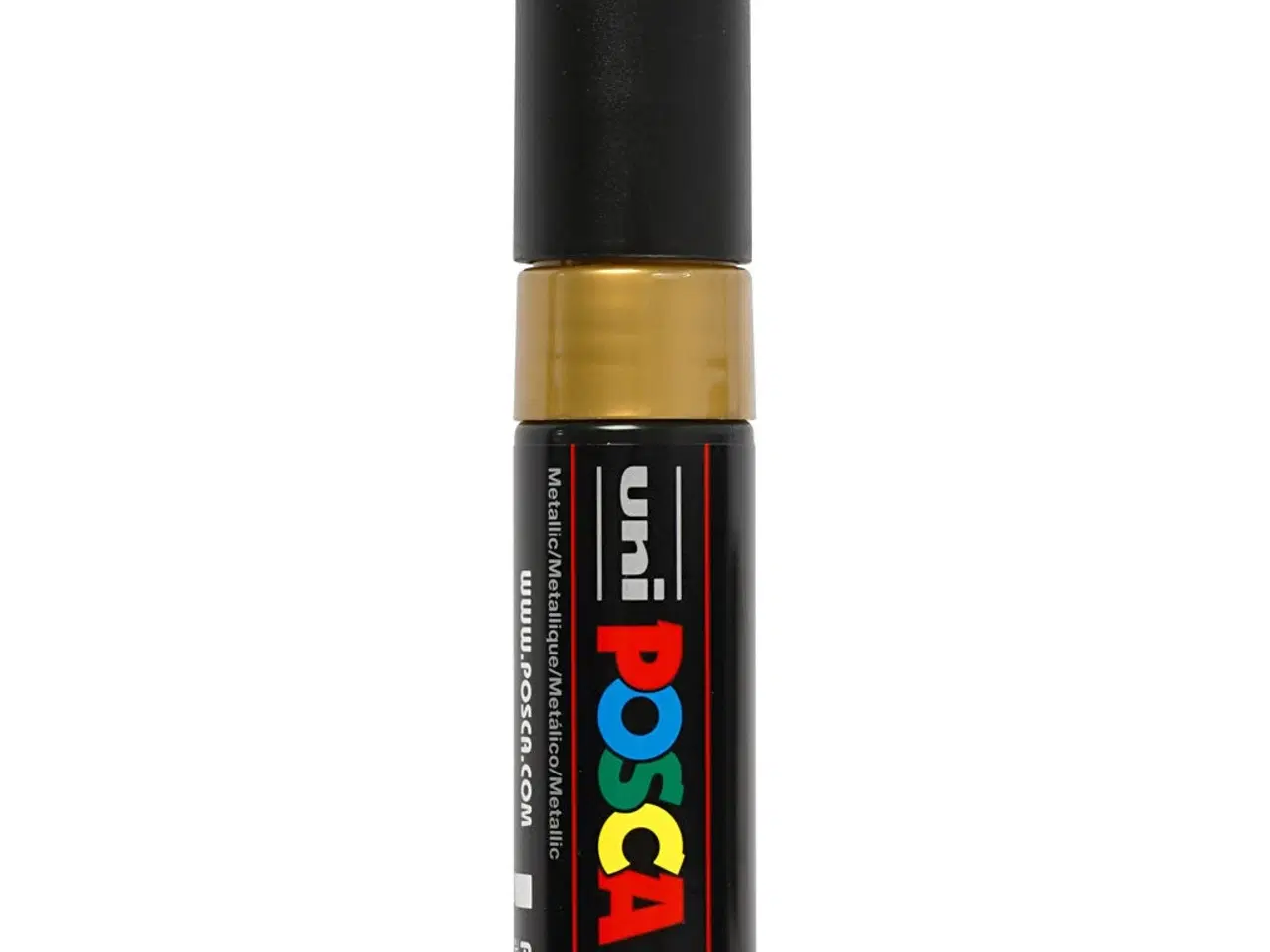Billede 1 - Posca Tusch, PC-8K, streg 8 mm, broad, guld, 1 stk.