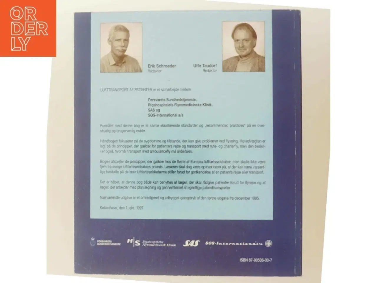 Billede 3 - Lufttransport af patienter af Erik Schroeder (Bog)