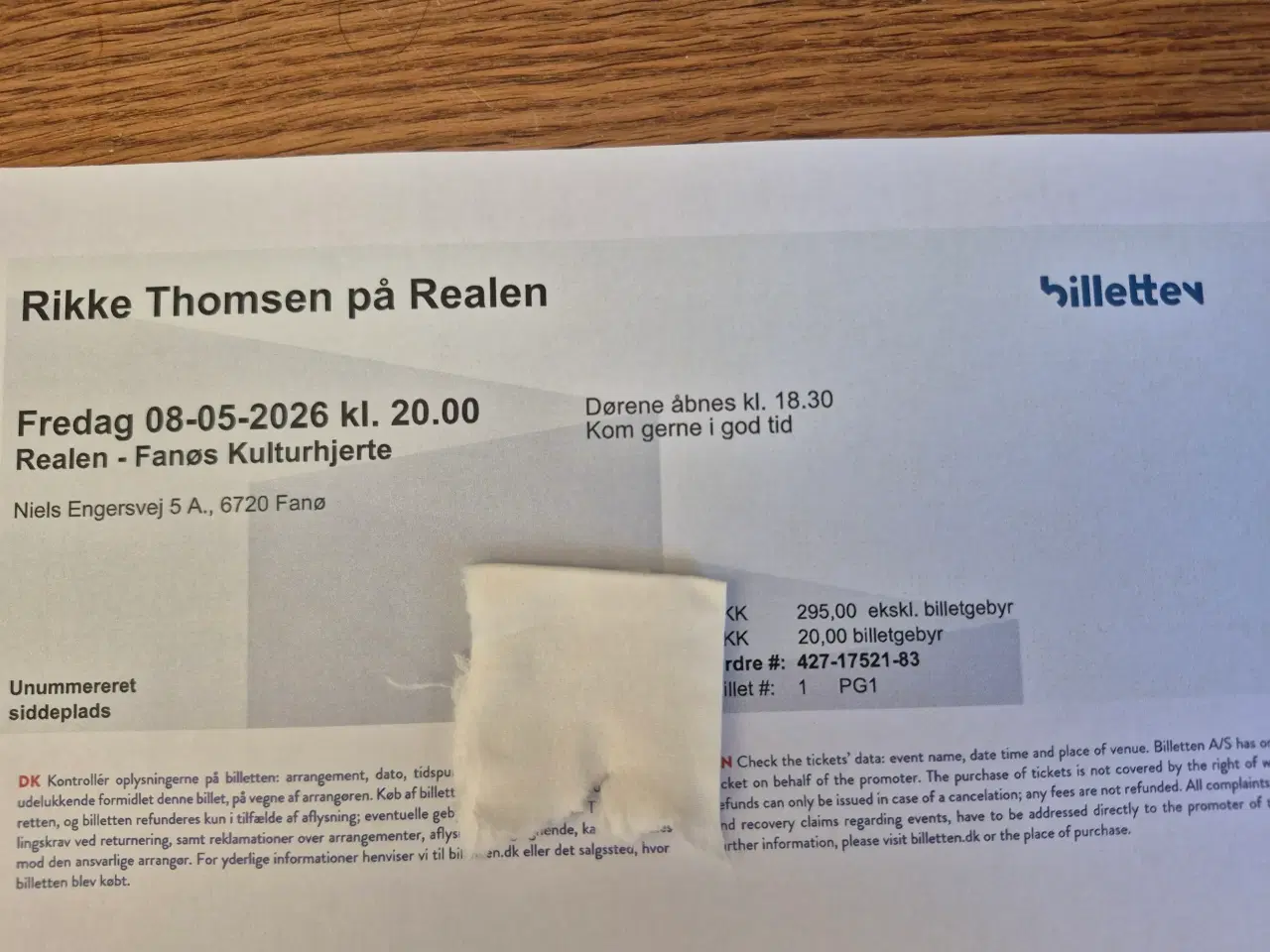 Billede 1 - Koncert med Rikke Thomsen