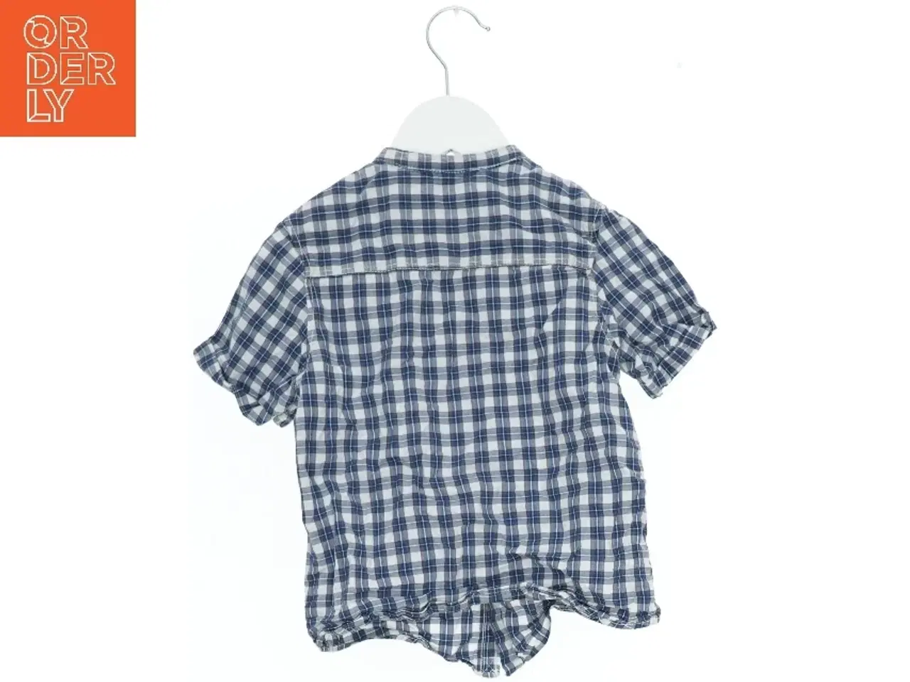 Billede 2 - Kortærmet ternet skjorte fra H&M (str. 110)