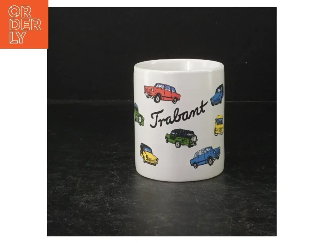 Billede 3 - Kaffekrus med bilprint (str. 9,5 cm)