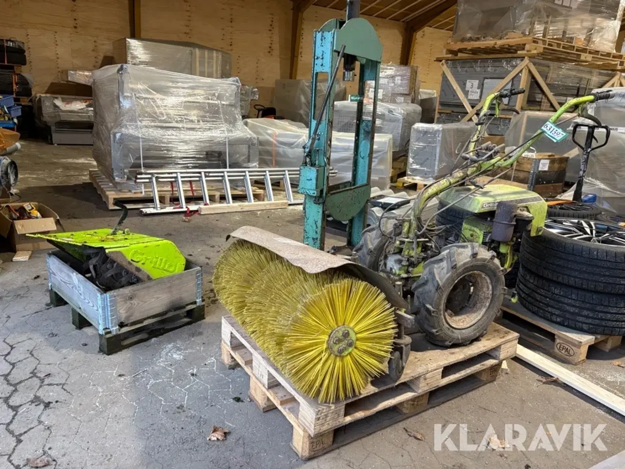 Billede 2 - Fejemaskine Grillion 127 med fræser